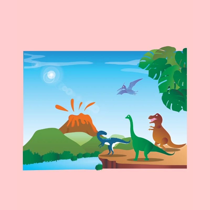 Dinosaurier-Vulkan