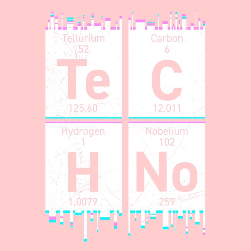 Techno Musique Chimie Éléments Tableau périodique