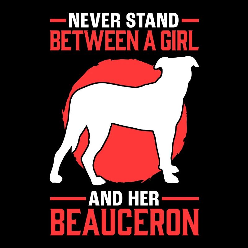 Mädchen mit Beauceron Beauce Shepherd