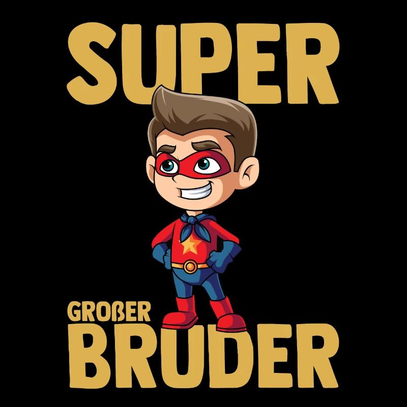 Super Großer Bruder Superheld Junge