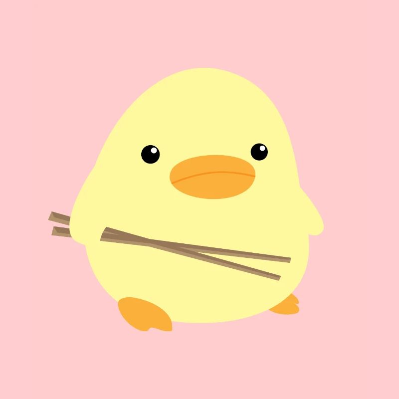 Duck with Chop Sticks - Duck with Chopstick Meme