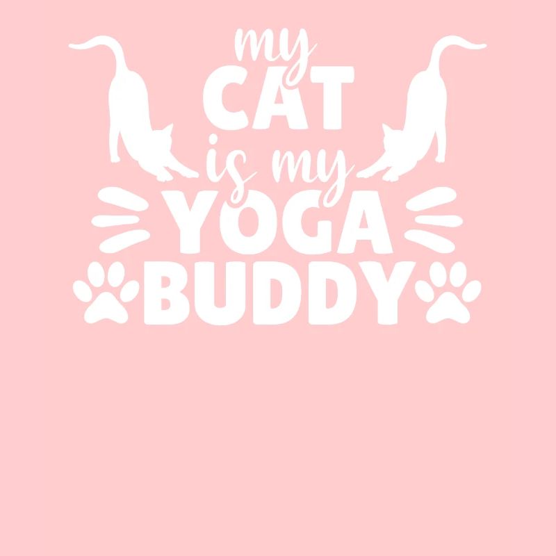 Yoga Katzen Kätzchen Spruch