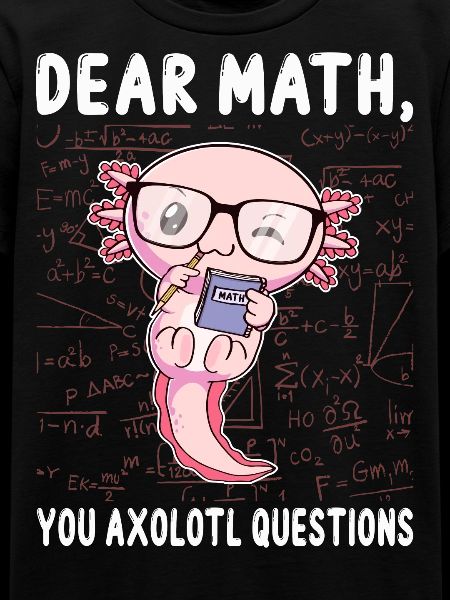 Grappige Wiskunde Axolotl Math Gift
