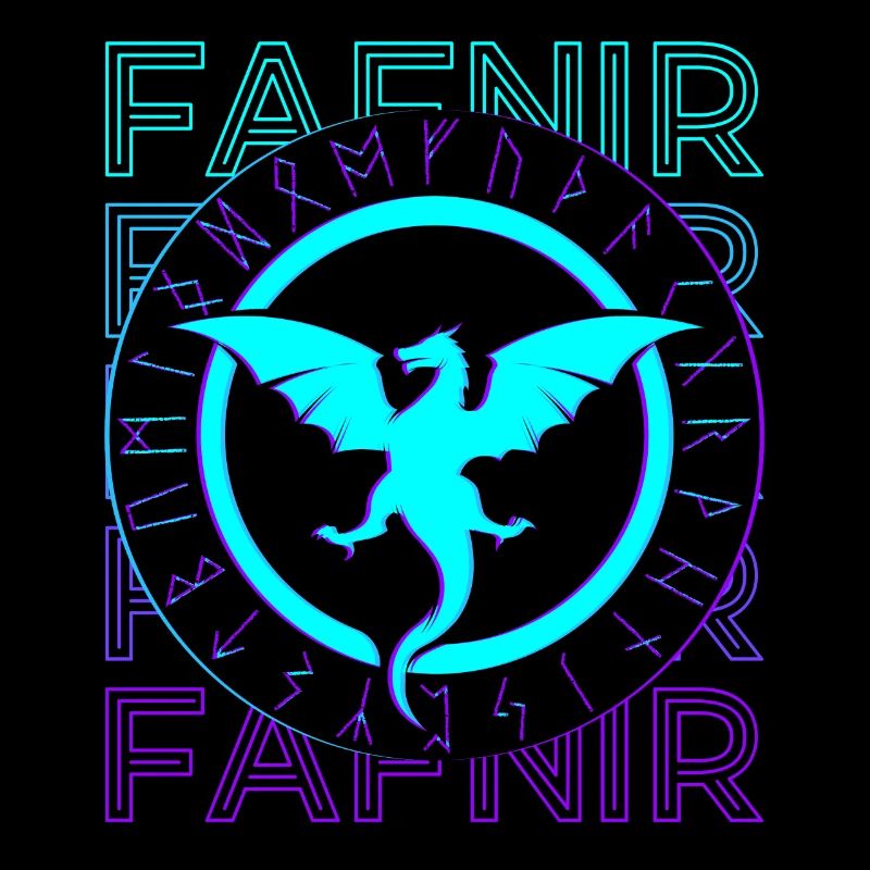 Fafnir Dragon Viking Sigurd Nordic Myhtology