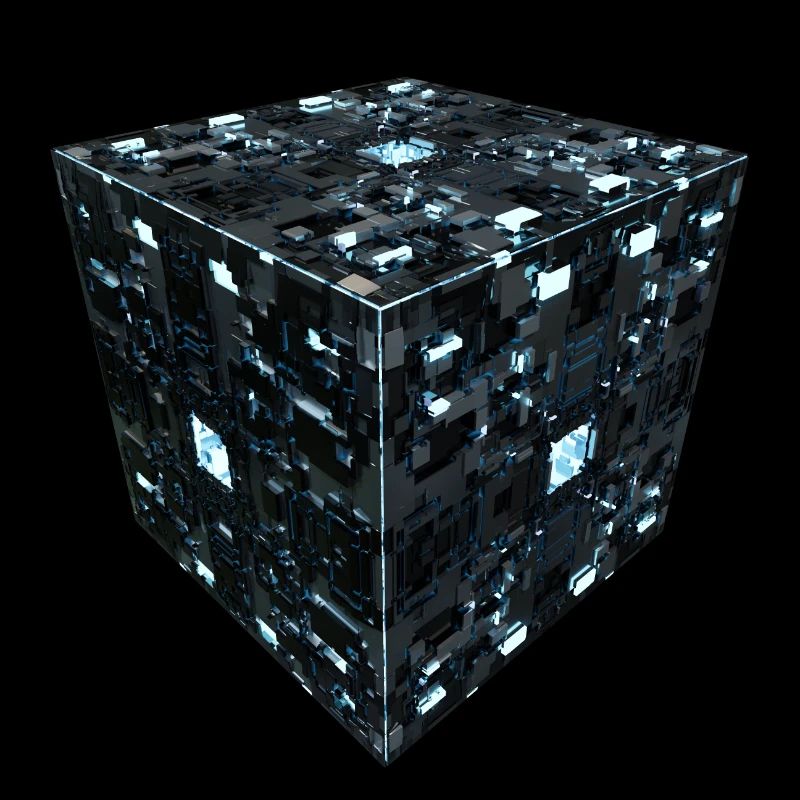 Cube sci-fiction
