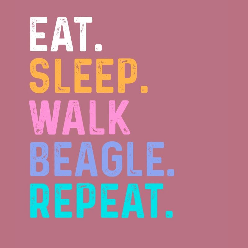 Manger Sleep Walk Beagle Répéter
