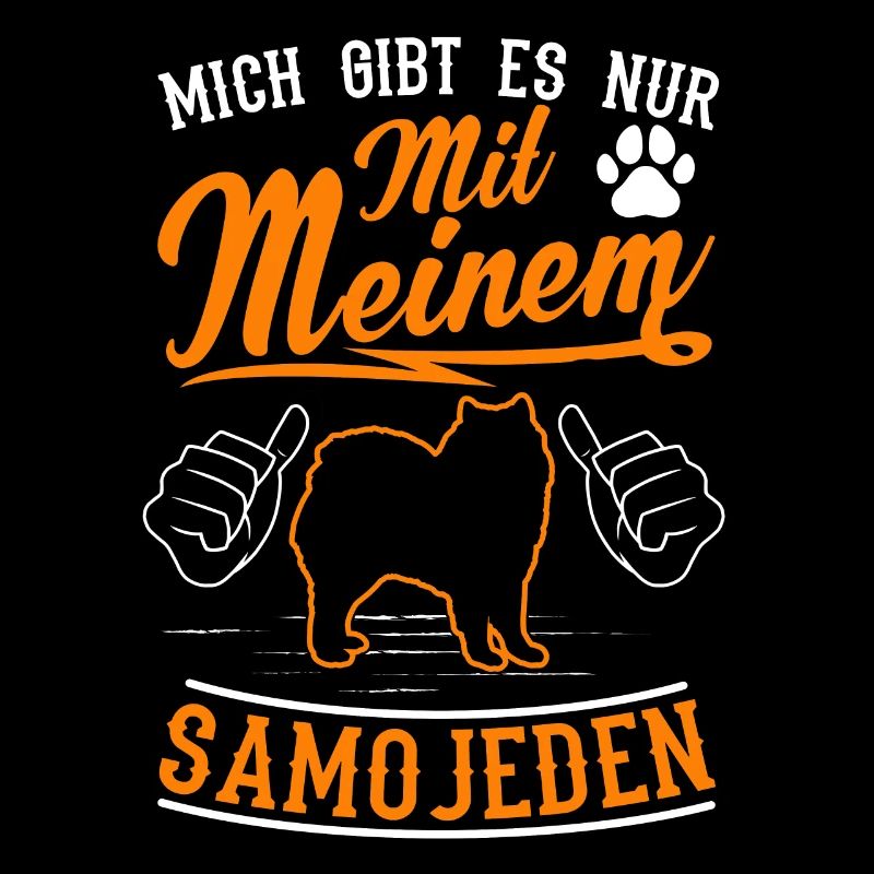 Mich gibt es nur mit meinem Samojeden