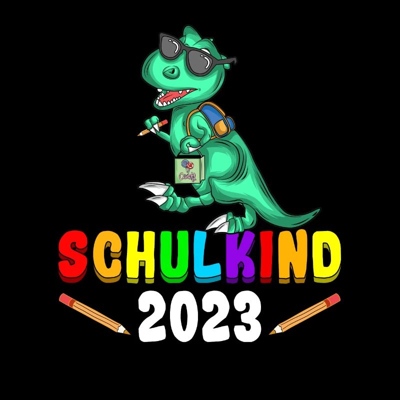 Einschulung Dinosaurier Schulkind 2023 1. Klasse