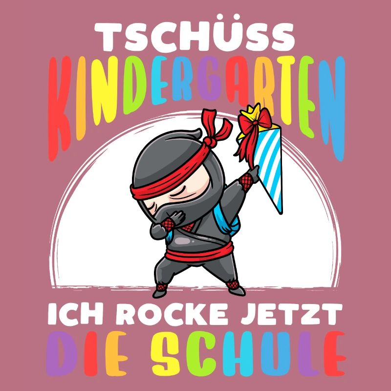 Schulkind Einschulung Ninja