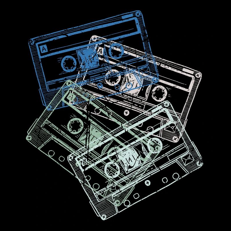 Audio Cassettes 80s 80s Party Costume