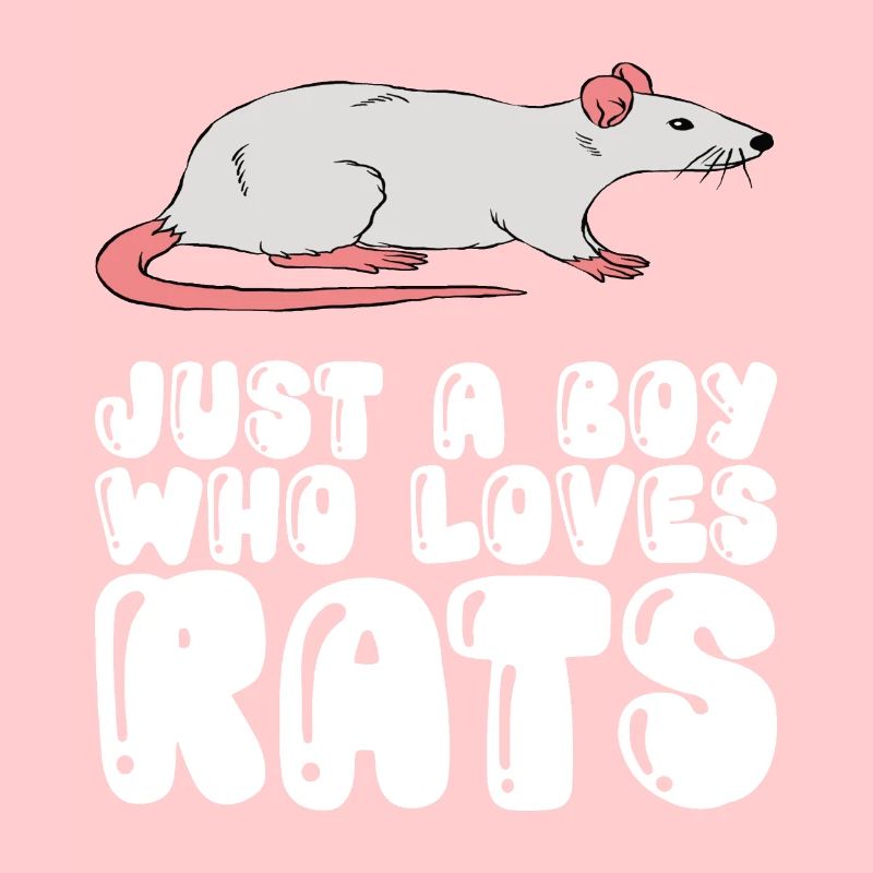 Just a boy who loves rats