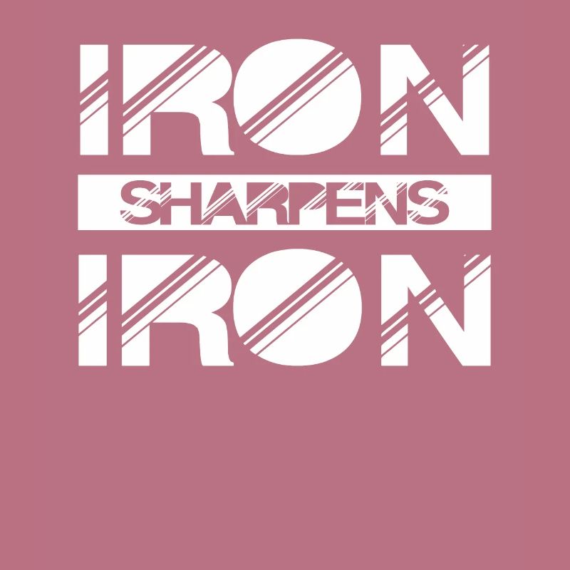 Iron Sharpens Iron Christian Workout Iron
