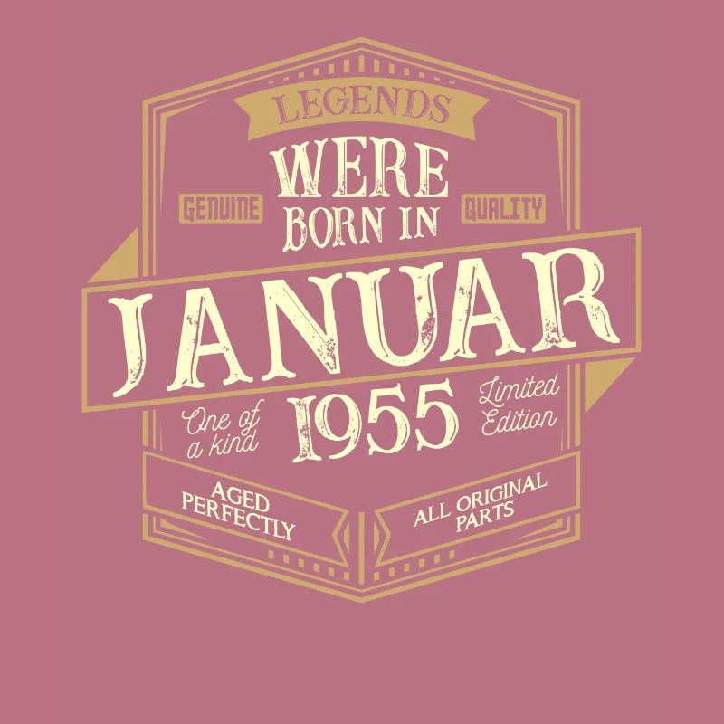 Januar 1955 Geburtstag Mann