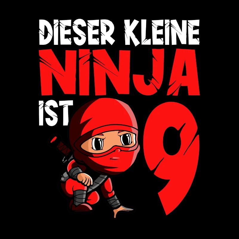 Kostüm Ninja 9. Geburtstag Junge