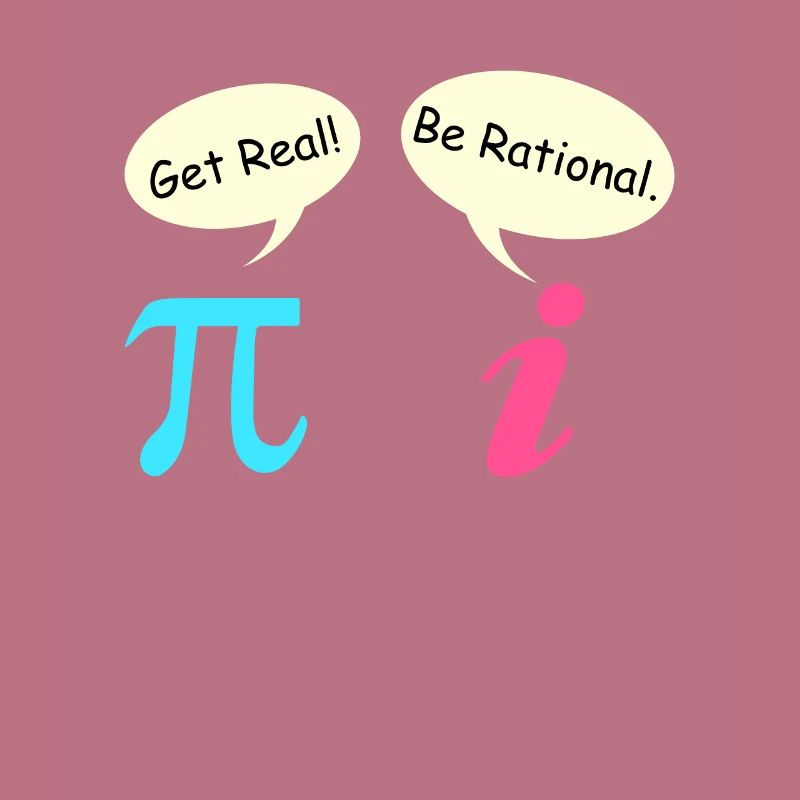 Math Saying Complex Number Pie get real