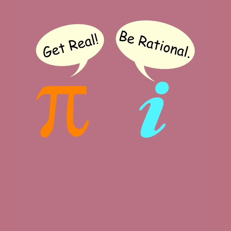 Math Saying Complex Number Pie get real