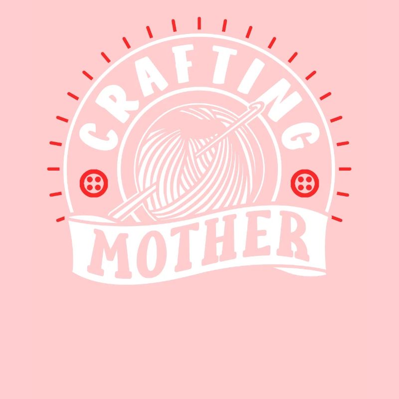 Bastelnde Mutter Basteln Mama Bastel Bastler