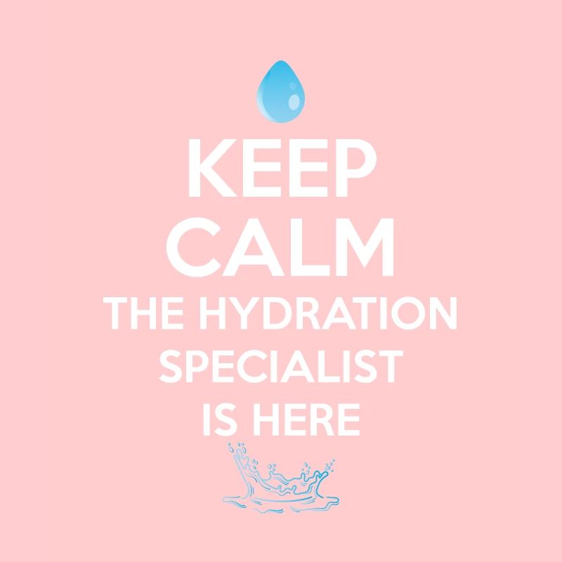 Keep Calm The Hydration Specialist Is Here