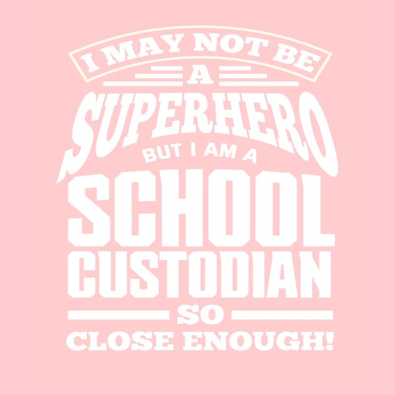 School Janitor Superhero