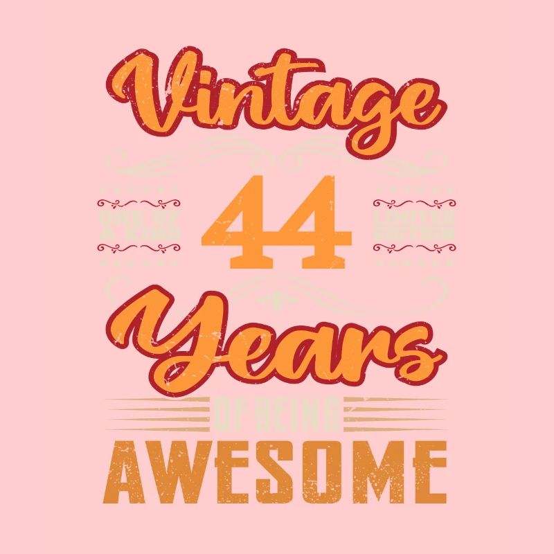 Vintage | 44 anniversaire idées cadeaux