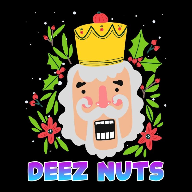 Deez Nuts Nutcracker Christmas Ugly Christmas