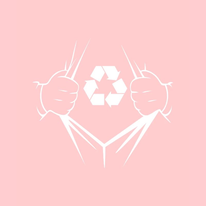 Recycling Symbol For Trash Collector Gift Idea