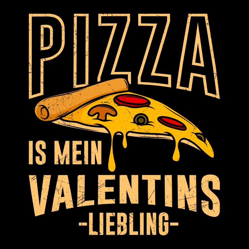 La pizza est mon amoureux de la restauration rapide de la Saint-Valentin