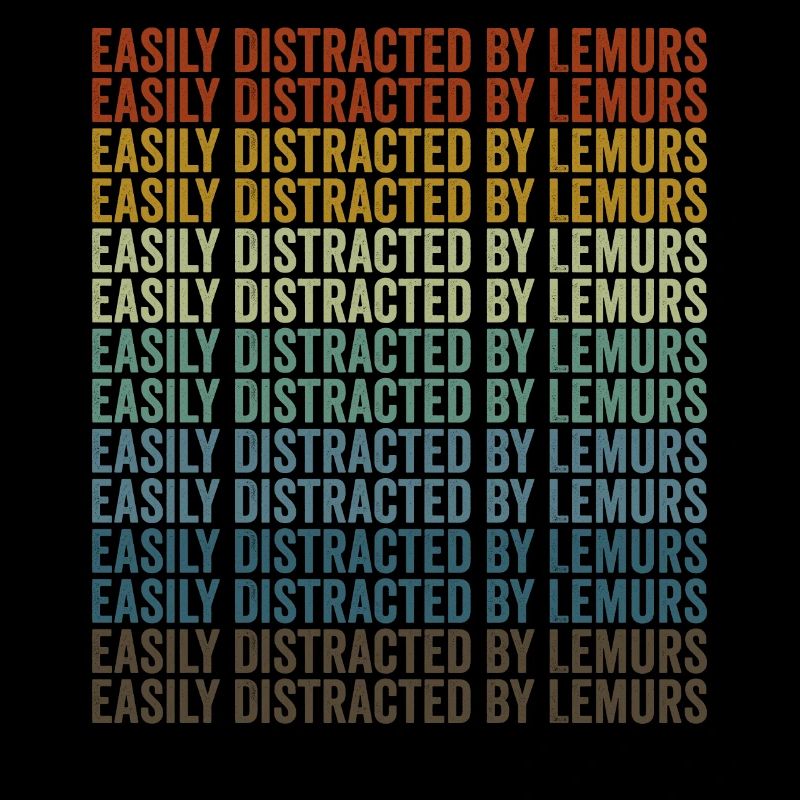 Easily distracted by lemur lemur lovers