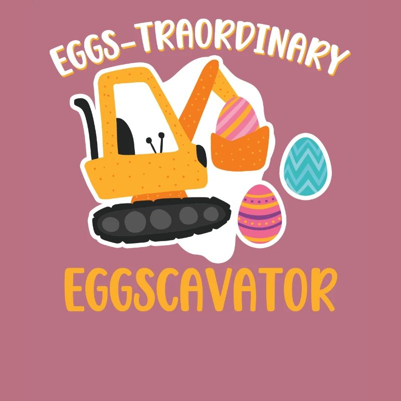 Eggs-traordinary Eggscavator Baubagger Bagger