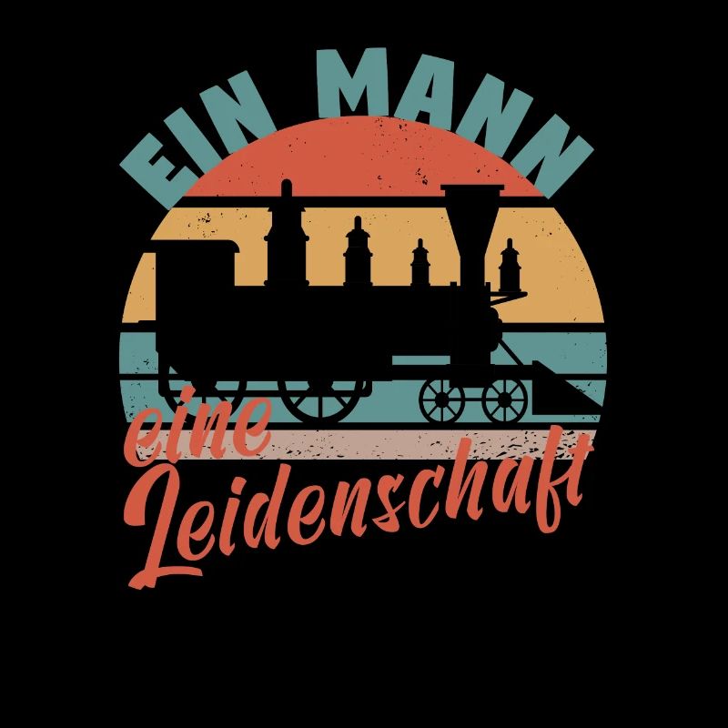 Dampflok Lokführer Eisenbahner Eisenbahn Vater
