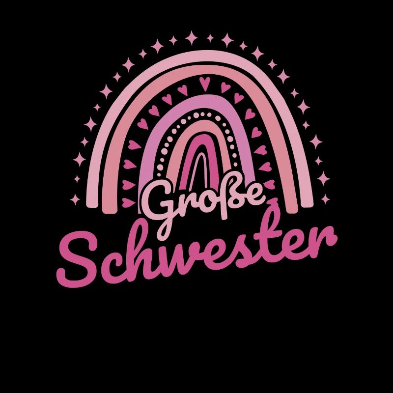 Große Schwester Ankündigung Nachwuchs Mädchen