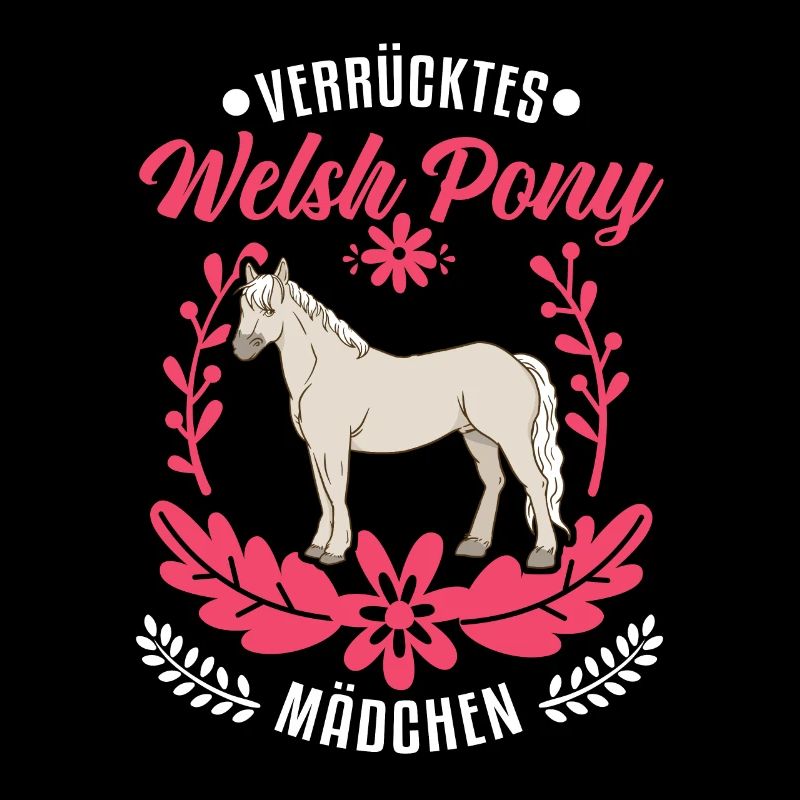 Verrücktes Welsh Pony Mädchen