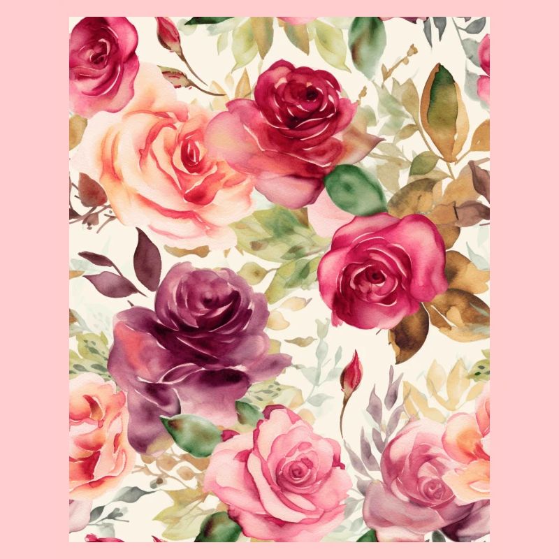 Wasserfarben Rose