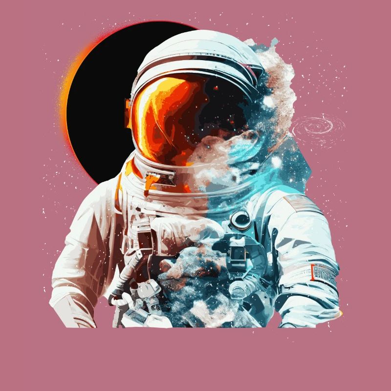 Solar Eclipse Space Astronaut Astronomy Galaxy