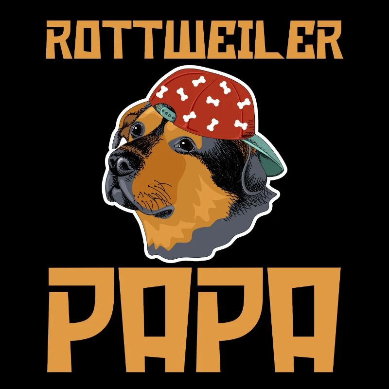 Hund Rottweiler Papa