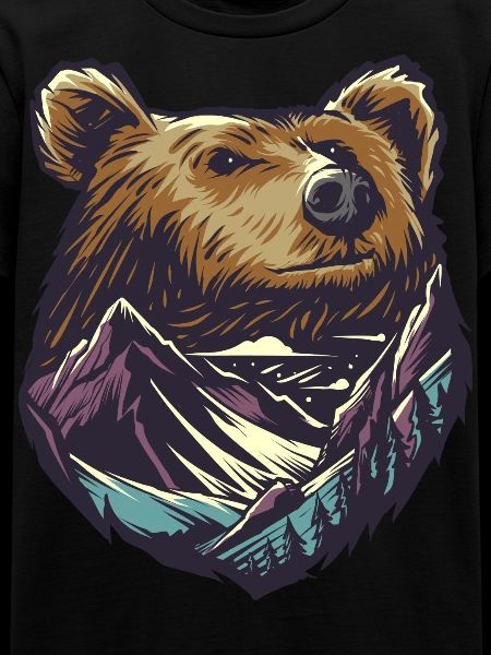 Oso y montaña