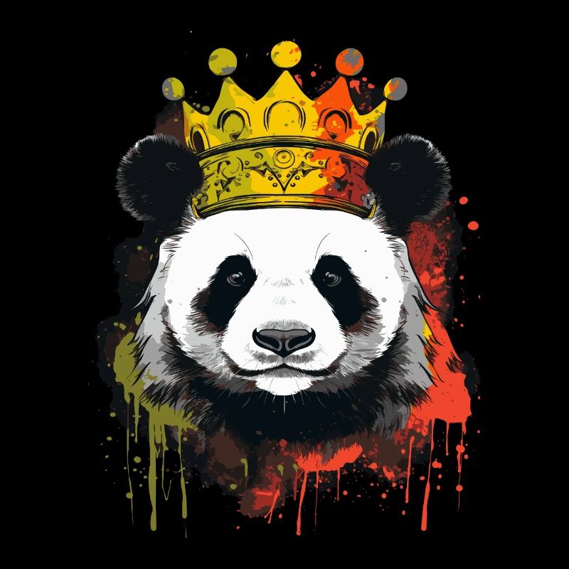 Panda With Crown