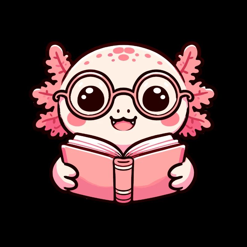Axolotl Bücher lesen Lehrer