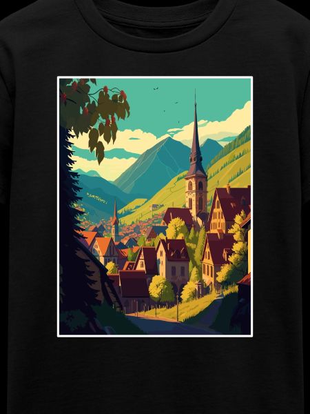 Transylvania Romania Village Room Travel Poster