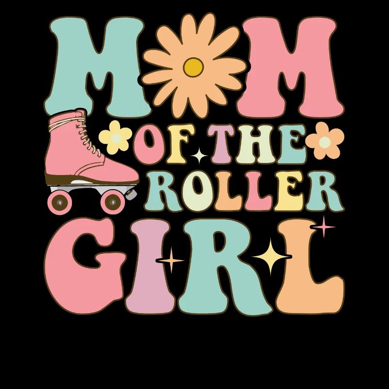 Roller Skating Girl Roller Mom