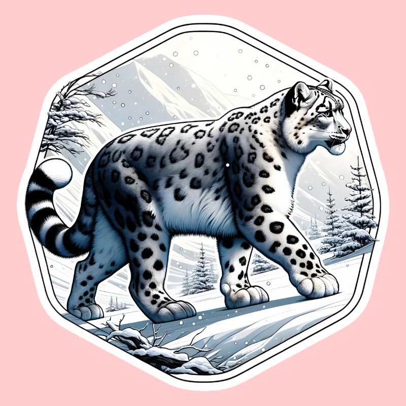 Snow Leopard Leopard White Leopard