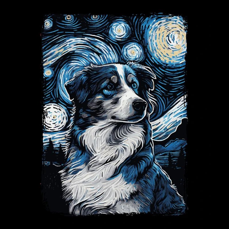 Australischer Hirte Starry Night