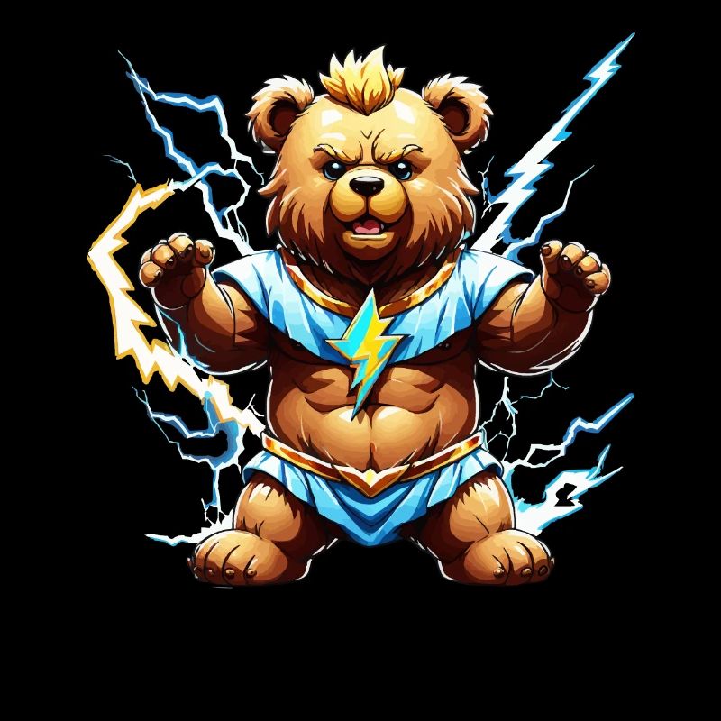 Zeus Dieu grec ours en peluche