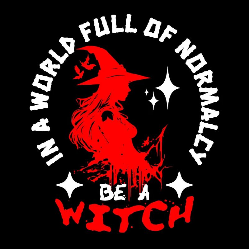 In einer Welt voller Normalität Sei eine Hexe