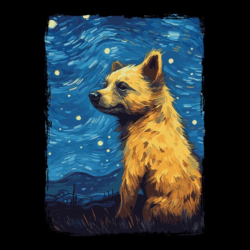 Hyena Starry Night