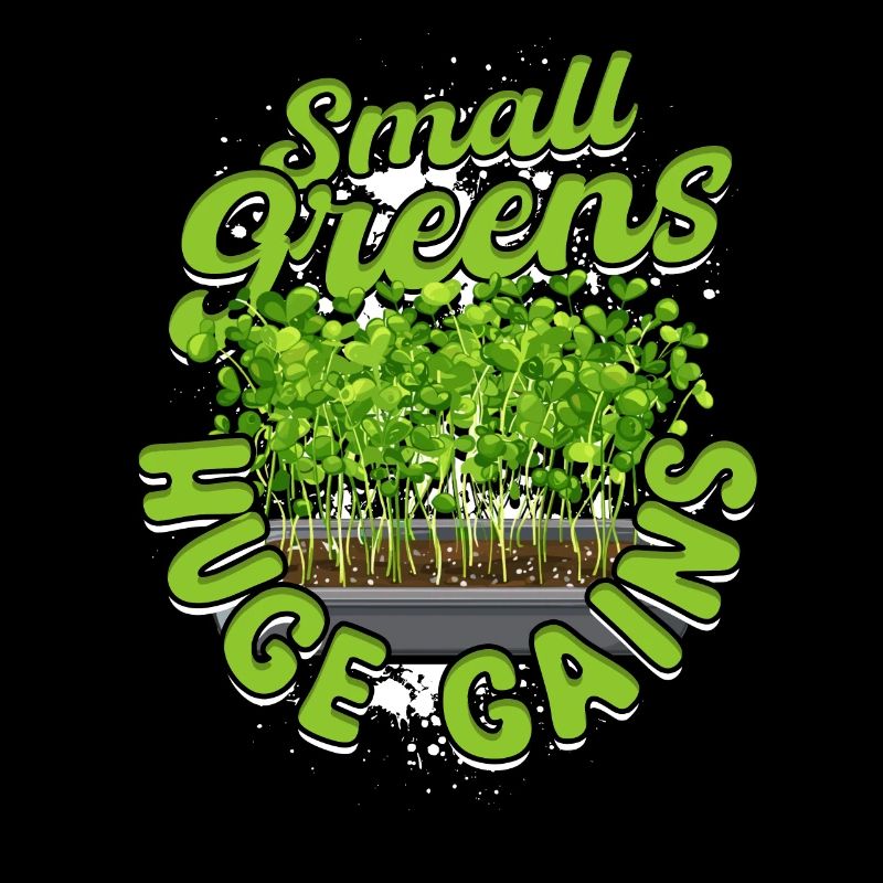 Microgreens Petits légumes verts Gains énormes