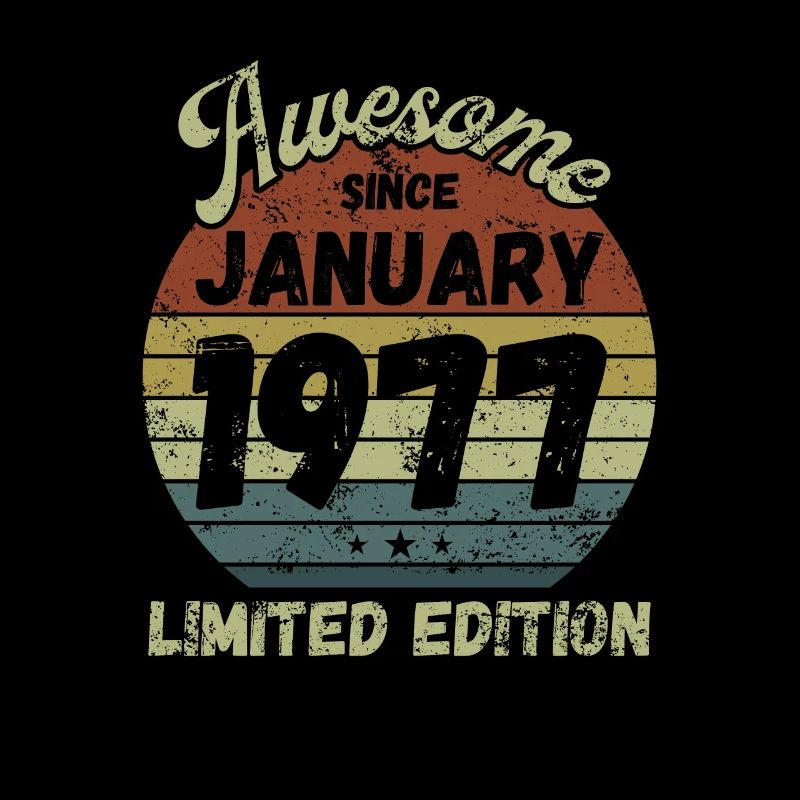 Awesome since January 1977 - Geburtstag