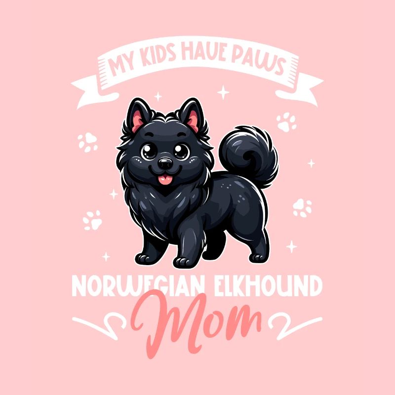 Norwegian Elkhound Mom