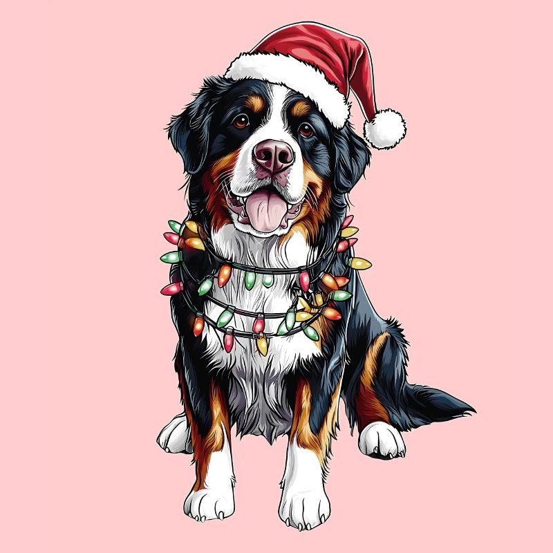 Mignon bouvier bernois chien Noël
