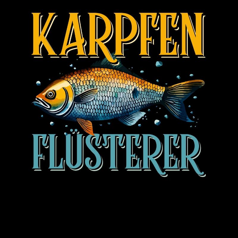 KARPFEN FLÜSTERER Lustiges Angler Geburtstags